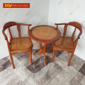 Bộ Bàn Ghế Phòng Ngủ Gỗ Căm Xe Mặt Gõ Đẹp Giá Rẻ