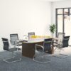 Bàn Họp Văn Phòng Kiểu Oval Thiết Kế Hiện Đại Tiện Nghi