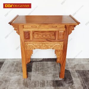 Bàn Thờ Gia Tiên Nhỏ Gỗ Gõ Đỏ Cao Cấp Mới Nhất Thị Trường