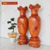 Cặp Lục Bình Gỗ Hương Đỏ Cao Cấp Cao 1m3 Đẹp Giá Rẻ