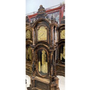 Đồng Hồ Đứng Quả Lắc Gỗ Mun Lào Cao Cấp Giá Tốt