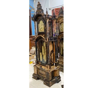 Đồng Hồ Quả Lắc Tháp 3D Gỗ Mun Lào Cao Cấp Giá Tốt