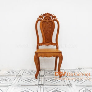 Ghế Ăn Gõ Đỏ Chạm Hoa Văn Đẹp Giá Cạnh Tranh Giảm 30%