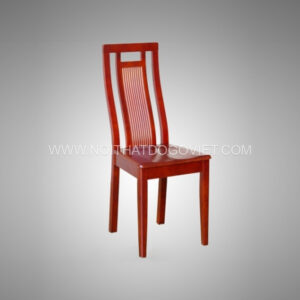 Ghế Lưng Vuông Gỗ Tự Nhiên Màu Nâu Đỏ - Nội Thất Đồ Gỗ Việt
