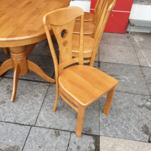 Ghế Phòng Ăn 3 Lỗ Gỗ Tự Nhiên - Nội Thất Đồ Gỗ Việt