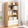 Giá Sách Học Sinh Nhiều Tầng Màu Sồi Gỗ MDF Lõi Xanh Đẹp Rẻ