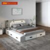 Giường Ngăn Kéo Gỗ Công Nghiệp Nhiều Phụ Kiện Chuyên Dụng