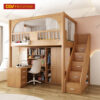 Giường Tầng Thông Minh Cho Bé Tích Hợp Bàn Học Kèm Tủ Áo