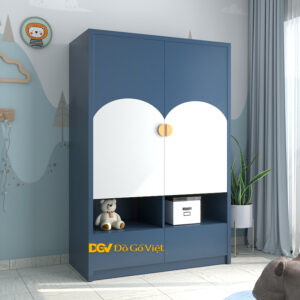 Mẫu Tủ Áo Trẻ Em Cánh Mở Dễ Thương Đẹp Giá Rẻ
