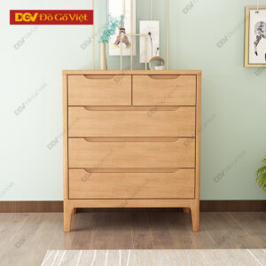 Mẫu Tủ Trưng Bày Phòng Khách Gỗ Sồi Tự Nhiên Kiểu Đơn Giản