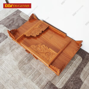 Mâm Thờ Treo Tường Gỗ Gõ Đỏ 107cm