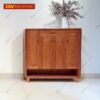 Tủ Dép Gỗ Xoan Đào Chân Cao 4 Cánh Kiểu Dáng Hiện Đại
