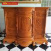 Tủ Thờ Gia Tiên Gỗ Gõ Đỏ Bụng Phệ 6 Chân 1m47 Đẹp Giá Tốt